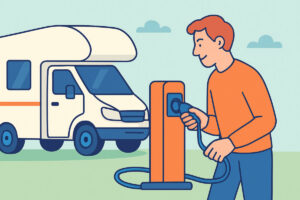 Sähköliitäntä matkailuautossa – ampeerit ja kaapelit